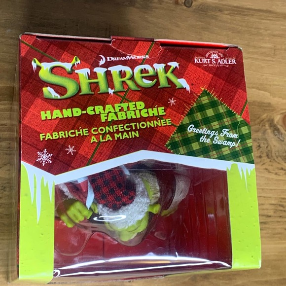Retired 2007 Hand-Crafted FABRICHE Shrek Santa Christmas Kurt S Adler New - Picture 5 of 8